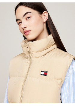 Dámska páperová vesta s kapucňou Tommy Hilfiger