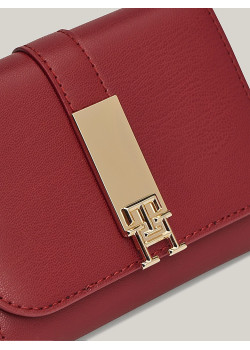 Dámska penaženka s monogramom Tommy Hilfiger v červenej farbe
