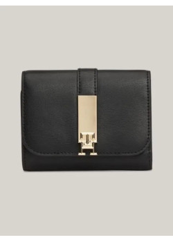 Dámska penaženka s monogramom Tommy Hilfiger v čiernej farbe