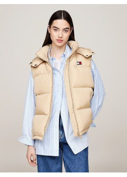 Dámska páperová vesta s kapucňou Tommy Hilfiger