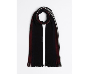 Pánsky vlnený šál Tommy Hilfiger v čiernej farbe