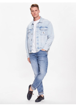 PÁNSKE MODRÉ RIFLE CALVIN KLEIN JEANS Slim Taper