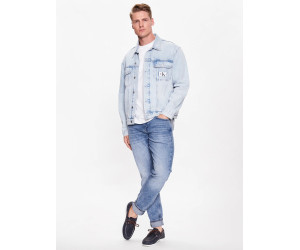 PÁNSKE MODRÉ RIFLE CALVIN KLEIN JEANS Slim Taper