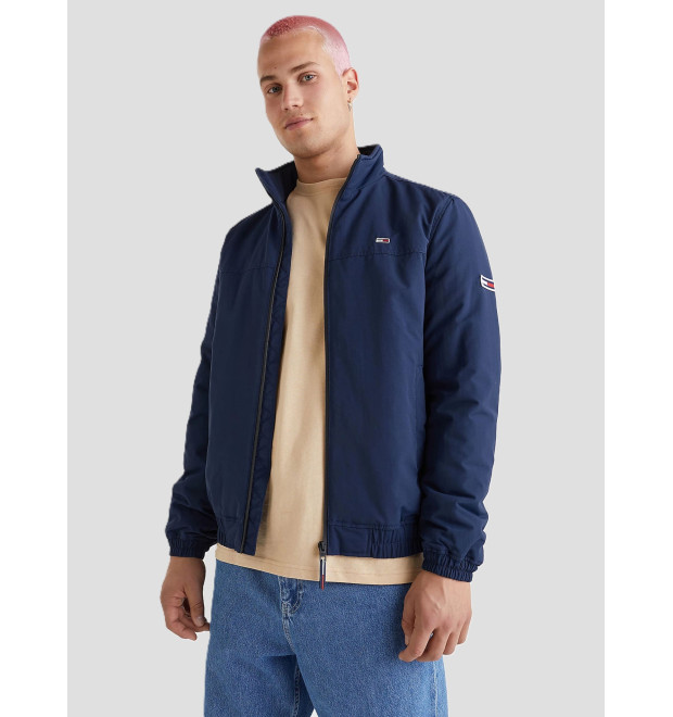 Pánska modrá prechodná bomber bunda Tommy Hilfiger