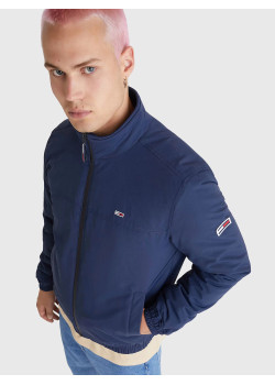 Pánska modrá prechodná bomber bunda Tommy Hilfiger