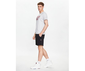 Teplákové čierne kraťasy Tommy Jeans