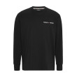 Čierne tričko s dlhým rukávom Tommy Jeans Čierne tričko s dlhým rukávom Tommy Jeans