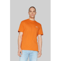 Oranžové pánske tričko Tommy Jeans Oranžové pánske tričko Tommy Jeans