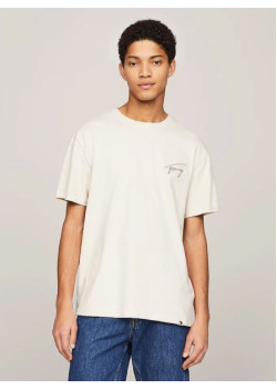 Pánske tričko krémové Tommy Jeans 