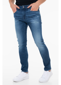 Tommy Jeans pánske rifle AUSTIN SLIM modré