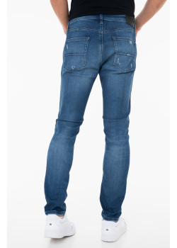 Tommy Jeans pánske rifle AUSTIN SLIM modré