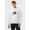 Bavlnená biela mikina s kapucňou Tommy Jeans 