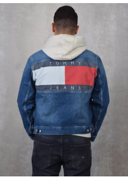 Rifľová pánska bunda Tommy Jeans