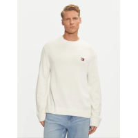 Tommy Jeans pánsky pulóver biely