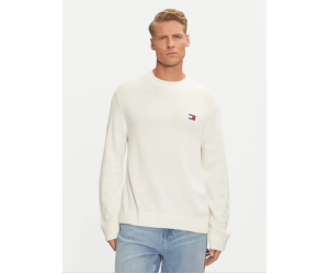 Tommy Jeans pánsky pulóver biely