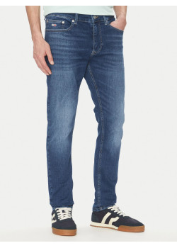 Tommy Jeans pánske rifle Slim tmavomodré