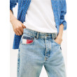 Tommy Hilfiger pánske straight fit rifle modré Tommy Hilfiger pánske straight fit rifle modré