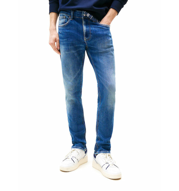 Tommy Hilfiger Austin pánske slim rifle modré Tommy Hilfiger Austin pánske slim rifle modré