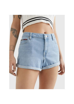 Bledo modré rifľové šortky Tommy Hilfiger