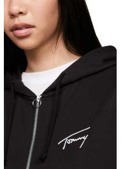 Čierna mikina s kapucňou Tommy Hilfiger