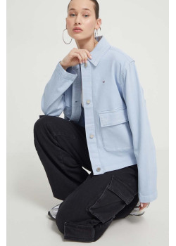 Tommy Jeans dámska rifľová bunda modrá