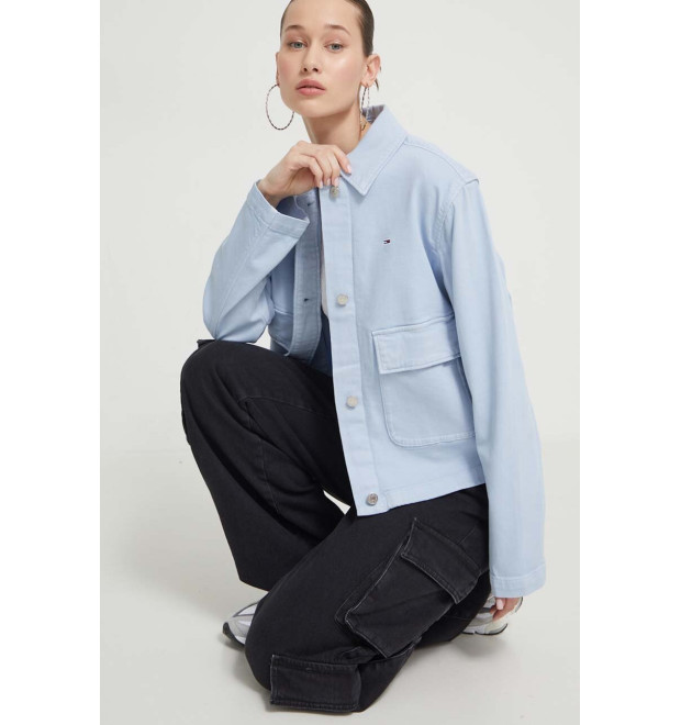 Tommy Jeans dámska rifľová bunda modrá Tommy Jeans dámska rifľová bunda modrá