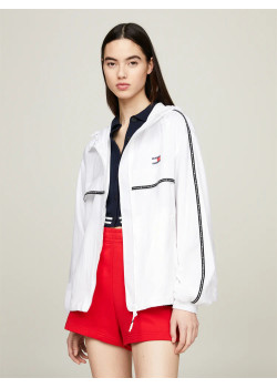 Dámska biela prechodná bunda Tommy Hilfiger