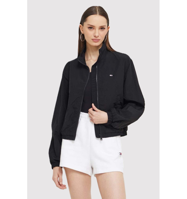 Dámska čierna prechodná bunda Tommy Hilfiger Dámska čierna prechodná bunda Tommy Hilfiger