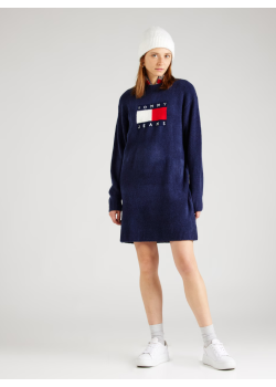 Šaty s prímesou vlny Tommy Jeans