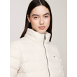 Dlhá dámska krémová bunda Tommy Hilfiger Dlhá dámska krémová bunda Tommy Hilfiger