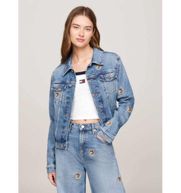 Bunda z rifľoviny Tommy Jeans Bunda z rifľoviny Tommy Jeans