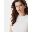 Tommy Jeans dámske tričko Slim Tonal Linear biele Tommy Jeans dámske tričko Slim Tonal Linear biele