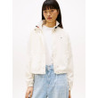 Tommy Jeans dámska tenka bunda krémová Tommy Jeans dámska tenka bunda krémová