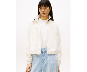 Tommy Jeans dámska tenka bunda krémová