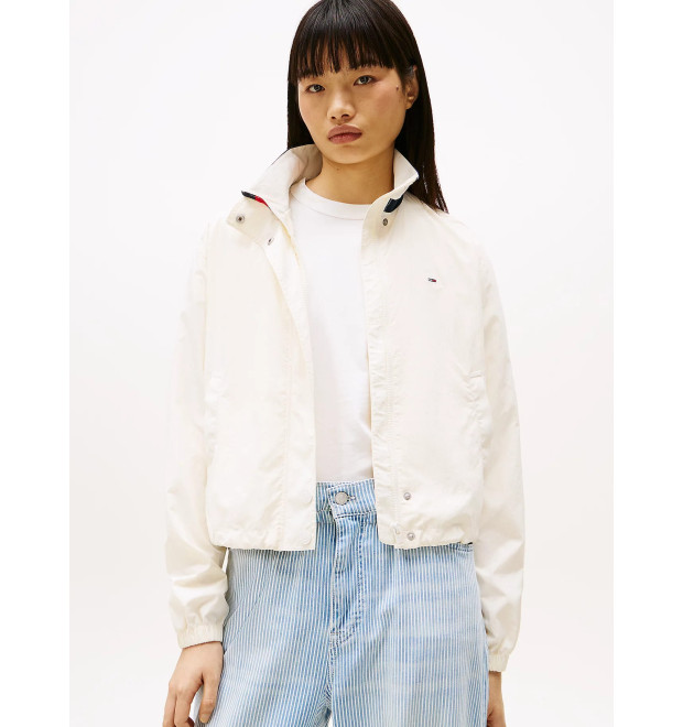 Tommy Jeans dámska tenka bunda krémová Tommy Jeans dámska tenka bunda krémová