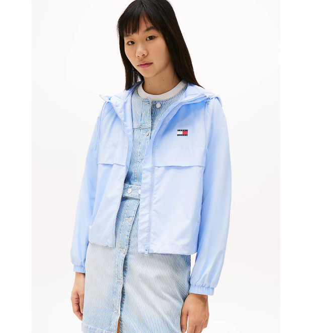 Tommy Jeans tenká vetrovka modrá Tommy Jeans tenká vetrovka modrá