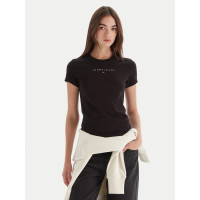 Tričko Tommy Jeans DW0DW21550BDS Čierna Tričko Tommy Jeans DW0DW21550BDS Čierna