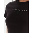 Tričko Tommy Jeans DW0DW21550BDS Čierna Tričko Tommy Jeans DW0DW21550BDS Čierna