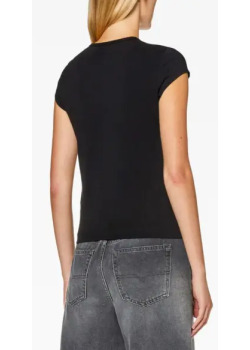 Dámsky čierny crop top Diesel