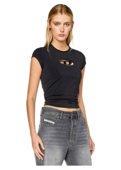 Dámsky čierny crop top Diesel