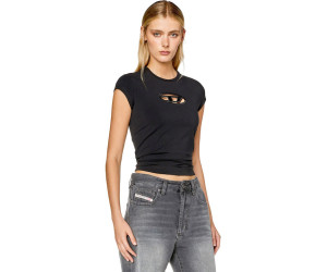 Dámsky čierny crop top Diesel
