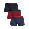 Pánske boxerky Emporio Armani 3Pack bordové/modré mix