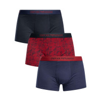 Pánske boxerky Emporio Armani 3Pack bordové/modré mix Pánske boxerky Emporio Armani 3Pack bordové/modré mix