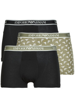 Emporio Armani pánske boxerky 3Pack zelená mix