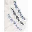 Emporio Armani pánske členkové ponožky 3Pack biele Emporio Armani pánske členkové ponožky 3Pack biele