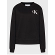 Dámska čierna mikina bez kapucne Calvin Klein Dámska čierna mikina bez kapucne Calvin Klein