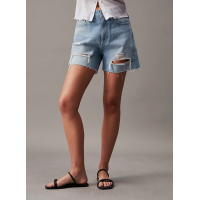Rifľové šortky Calvin Klein Denim Mom