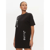 Čierne tričkové šaty Calvin Klein Jeans Čierne tričkové šaty Calvin Klein Jeans