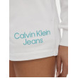 Dámske biele teplákové šortky Calvin Klein Jeans Dámske biele teplákové šortky Calvin Klein Jeans