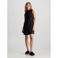 Dámske košeľové šaty Calvin Klein-čierne Dámske košeľové šaty Calvin Klein-čierne